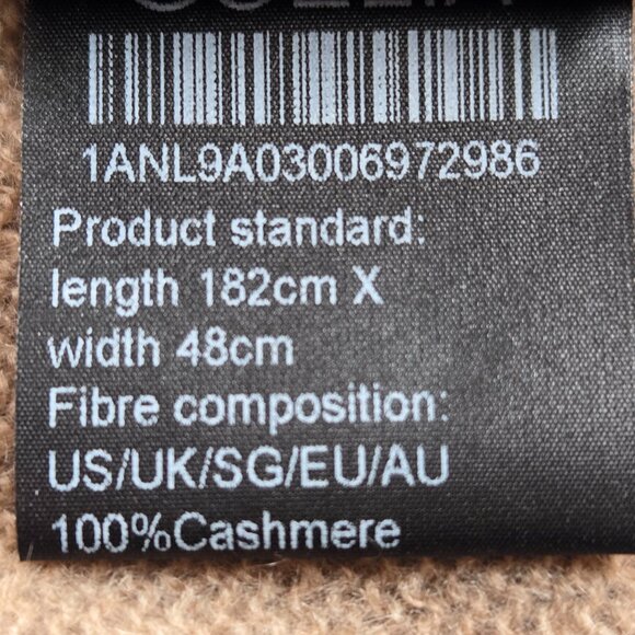 NWT Goelia Cashmere Scarf With Angled Ends - Picture 6 of 8